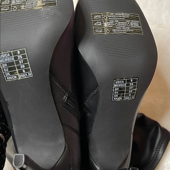 Elegant Black Women's Ankle Boots - Picture 5 of 11